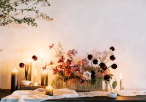 autumn floral centerpiece