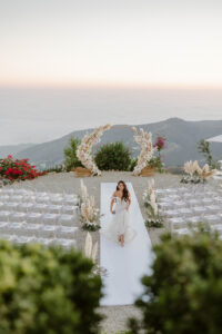 octagon boho wedding arch