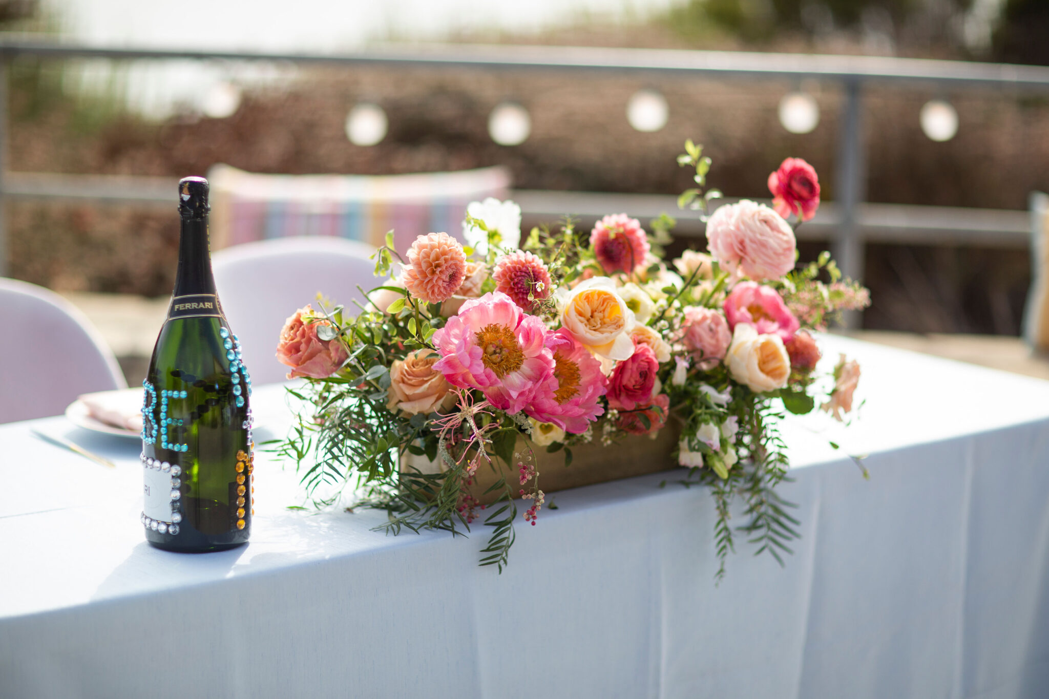 colorful centerpiece