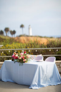 colorful summer wedding at interpretive pointe center