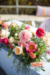 summer colorful flower arrangement