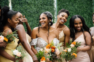 fall bridemaids flowers
