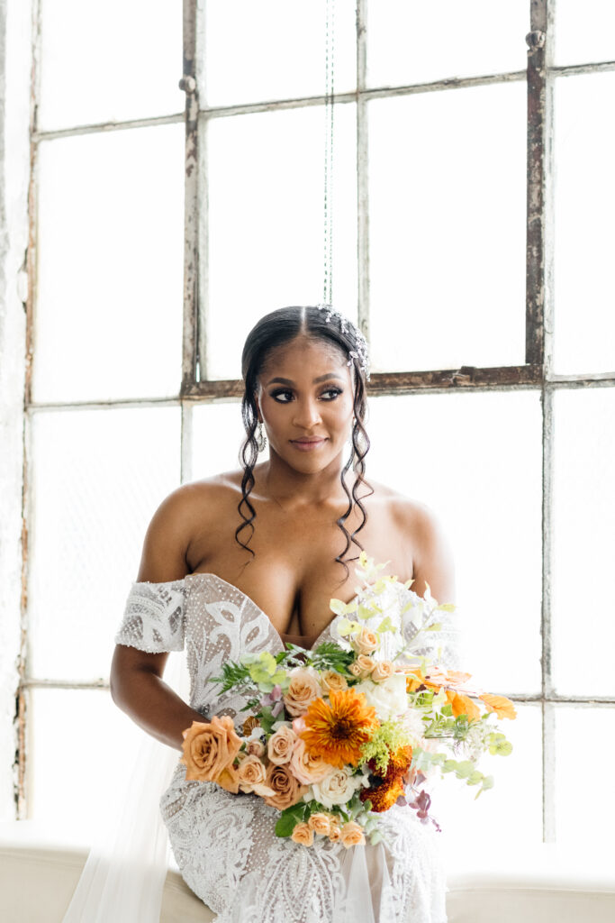bride's fall bouquet